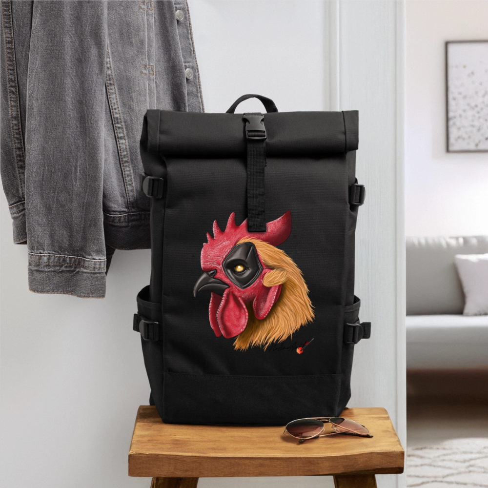 Sac à dos roll top - noir