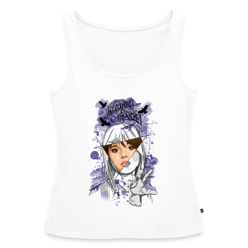 débardeur "nevermore" - blanc
