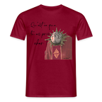 T-shirt homme "qu'est ce que tu as pris cher!" - brick red