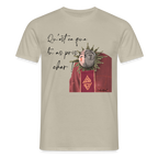 T-shirt homme "qu'est ce que tu as pris cher!" - sand beige