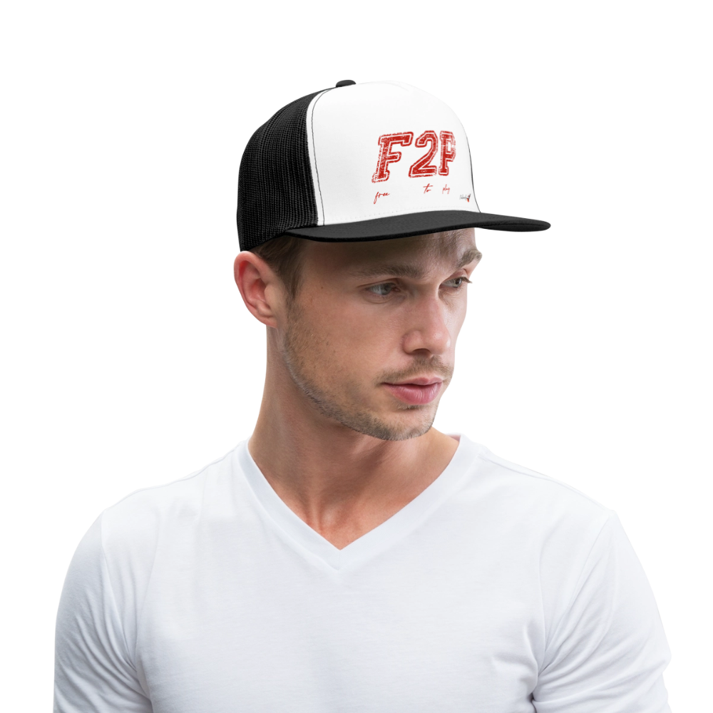 casquette "F2P free to play" - white/black