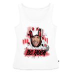 débardeur "be rock" - blanc